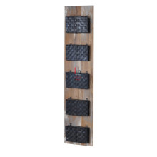 Metal Racks with wooden panel